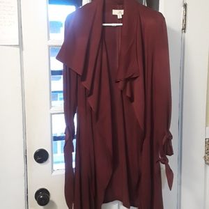 Burgundy jacket